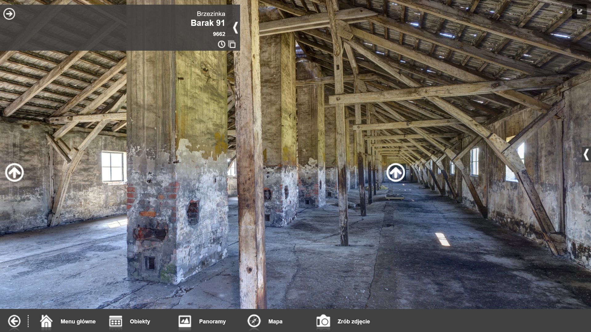 Auschwitz-Birkenau - gigapanoramy baraków B-91 i B-141