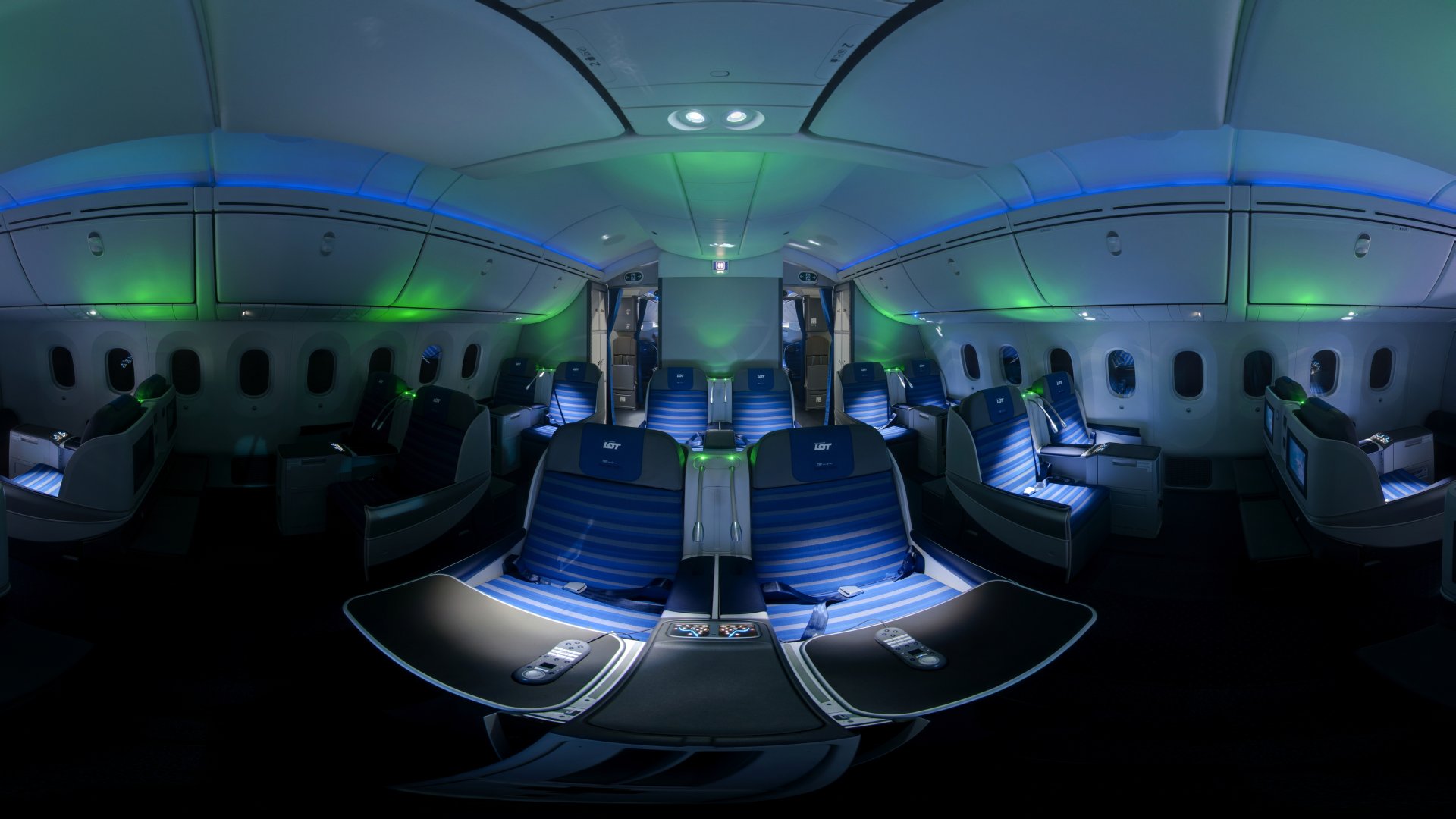 Boeing Dreamliner - panorama 360