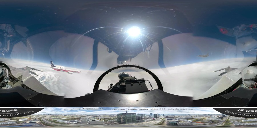F-16 w akcji - filmy 360