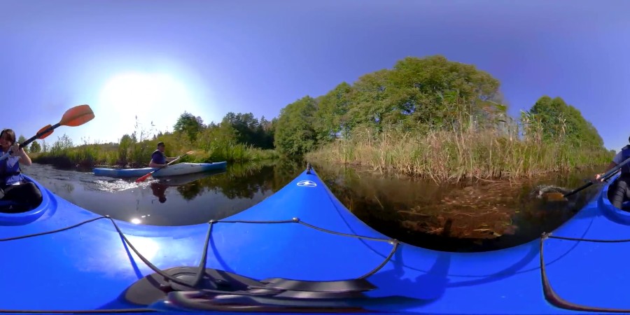 Spływ kajakowy - film 360 stopni