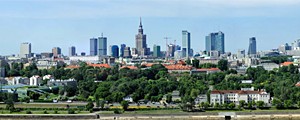 Rejestracja gigapanoramy Warszawy (15Gpx)